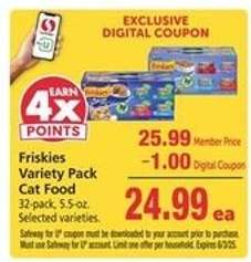 Friskies Variety Pack Cat Food