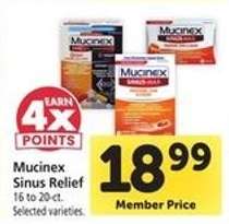 Mucinex Sinus Relief