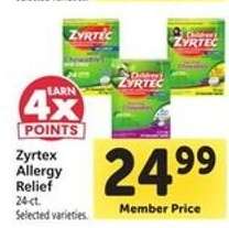 Zyrtec Allergy Relief
