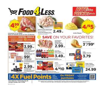 Food 4 Less Flyer - 05/28/2025 - 06/03/2025.