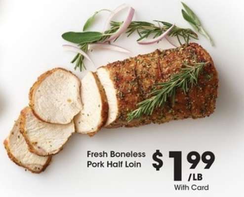 Fresh Boneless Pork Half Loin