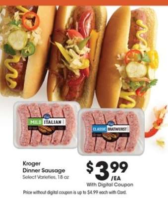 Kroger Dinner Sausage