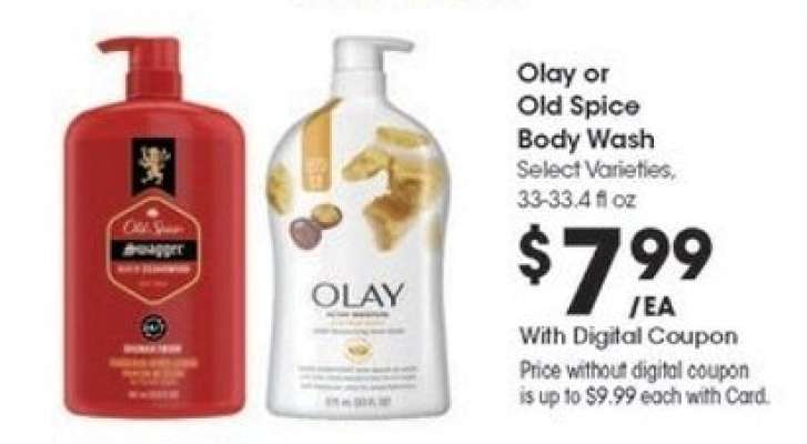 Olay or Old Spice Body Wash*