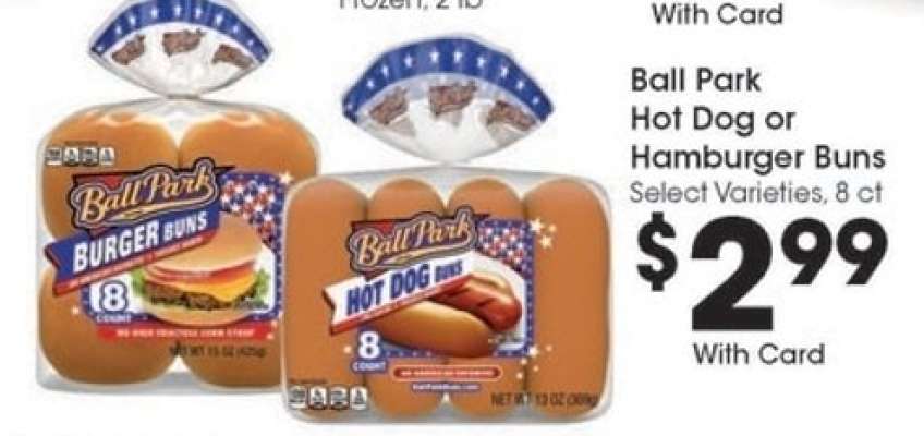 Ball Park Hot Dog or Hamburger Buns