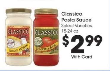 Classico Pasta Sauce