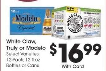 White Claw, Truly or Modelo
