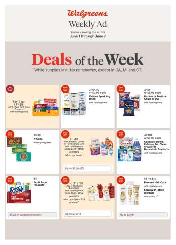 Walgreens Flyer - 06/01/2025 - 06/07/2025.