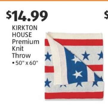 KIRKTON HOUSE Premium Knit Throw