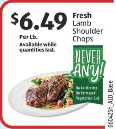 Fresh Lamb Shoulder Chops