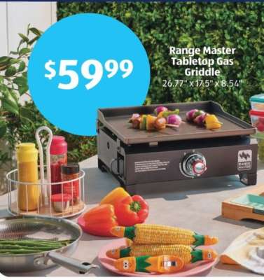Range Master Tabletop Gas Griddle