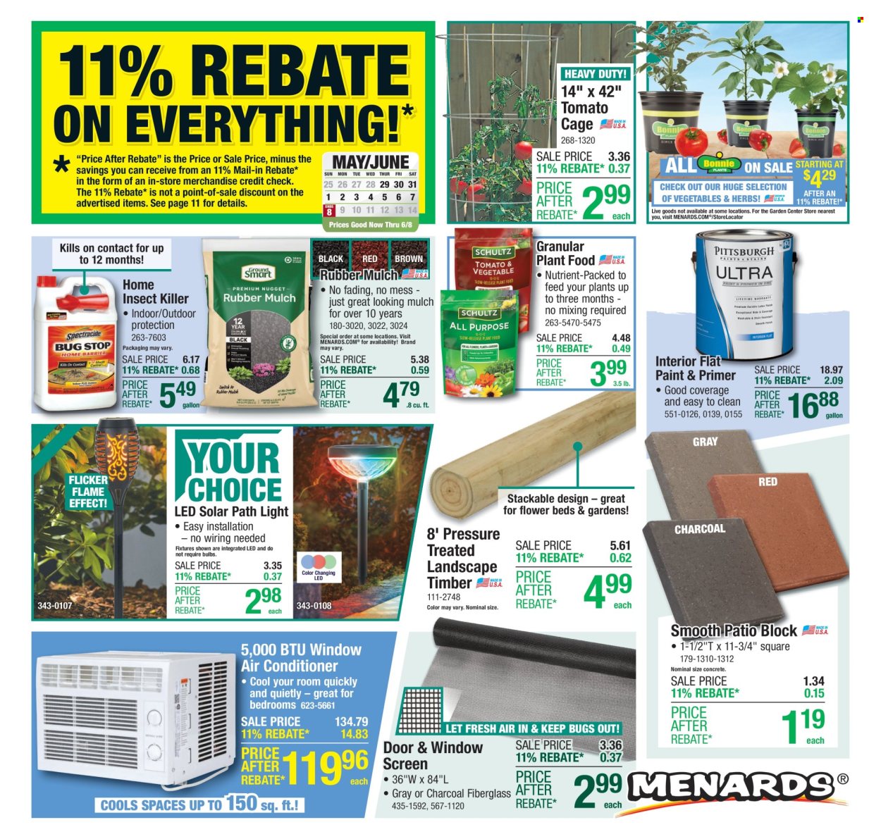 Menards ad - 05/29/2025 - 06/08/2025. Page 1