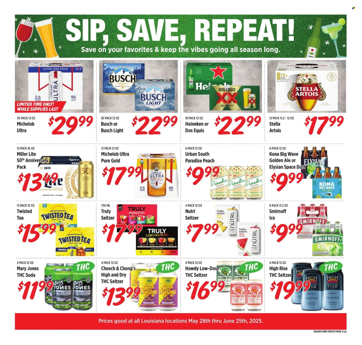 Rouses Markets ad - 05/28/2025 - 06/25/2025. Page 4