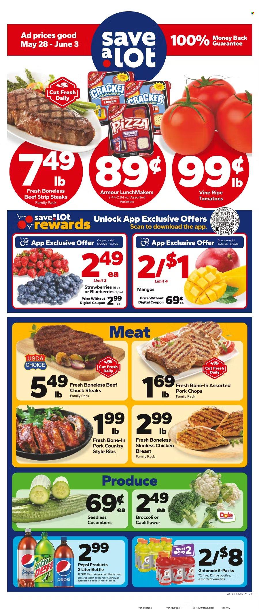 Save a Lot ad - 05/28/2025 - 06/03/2025. Page 1