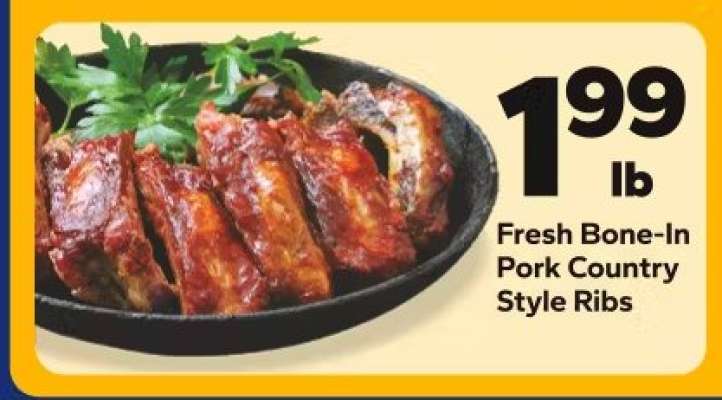 Fresh Bone-In Pork Country Style Ribs