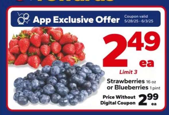 Strawberries or Blueberries