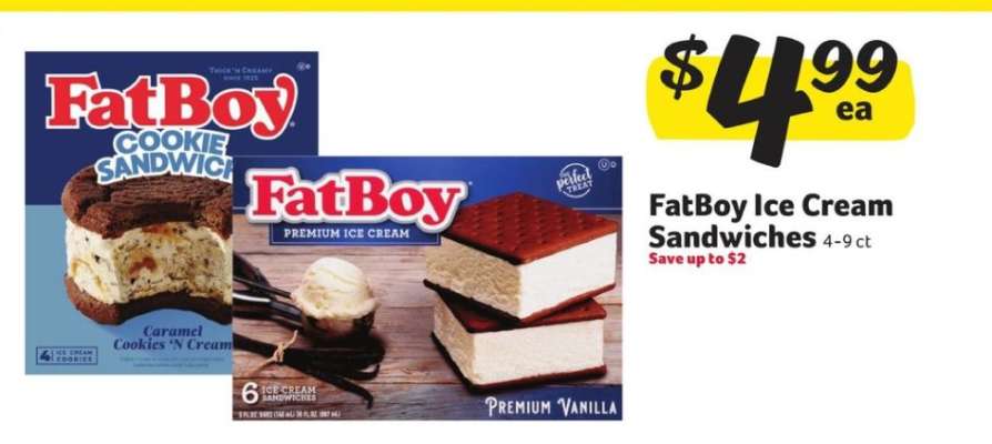 FatBoy Ice Cream Sandwiches
