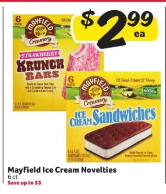 Mayfield Ice Cream Novelties