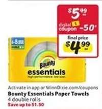 Bounty Essentials Paper Towels