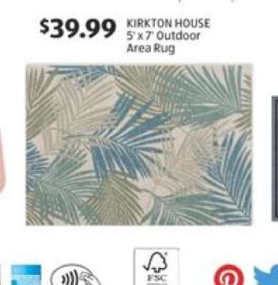 KIRKTON HOUSE 5' x 7' Outdoor Area Rug