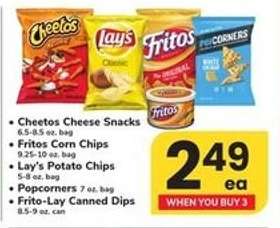 Cheetos, Fritos, Lay's, Popcorners, Frito-Lay Dips