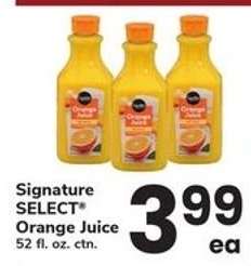 Signature Select Orange Juice