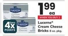 Lucerne Cream Cheese Bricks