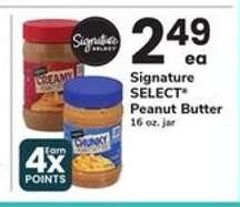 Signature Select Peanut Butter