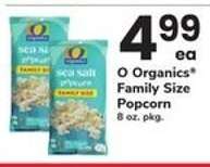 O Organics Family Size Popcorn