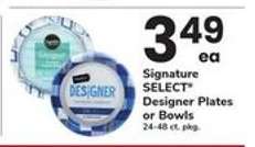 Signature SELECT Designer Plates or Bowls