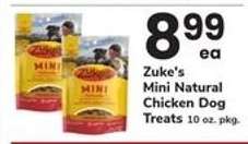 Zuke's Mini Natural Chicken Dog Treats