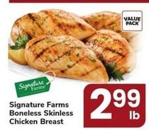 Signature Farms Boneless Skinless Chicken Breast