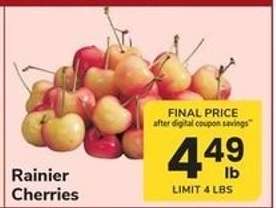 Rainier Cherries