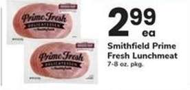 Smithfield Prime Fresh Lunchmeat