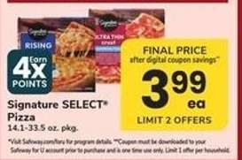 Signature SELECT Pizza