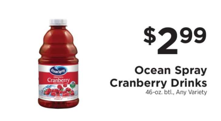 Ocean Spray Cranberry Drinks