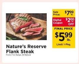 Nature's Reserve Flank Steak