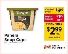 Panera Soup Cups