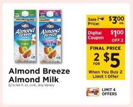 Almond Breeze Almond Milk