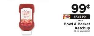 Bowl & Basket Ketchup