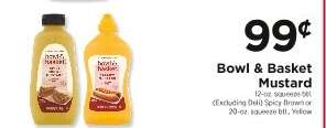 Bowl & Basket Mustard