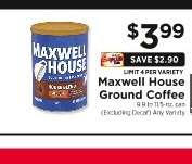Maxwell House Ground Coffee*