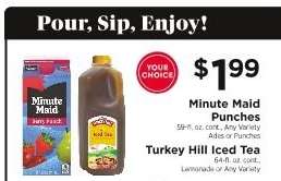 Minute Maid Punches / Turkey Hill Iced Tea