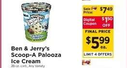 Ben & Jerry's Scoop-A-Palooza Ice Cream