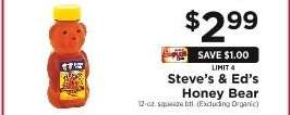 Steve's & Ed's Honey Bear