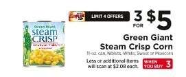 Green Giant Steam Crisp Corn