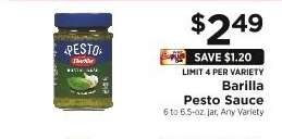 Barilla Pesto Sauce