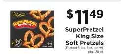SuperPretzel King Size Soft Pretzels