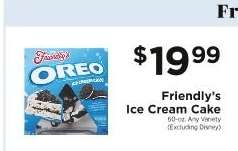 Friendly's Ice Cream Cake
