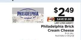 Philadelphia Brick Cream Cheese