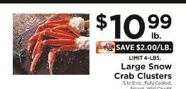 Large Snow Crab Clusters